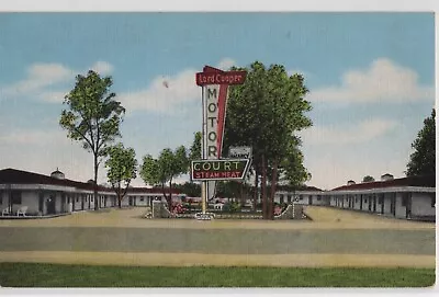  Vintage Postcard Roadside America Motor Court Mt. Pleasant S. C. • $5.95