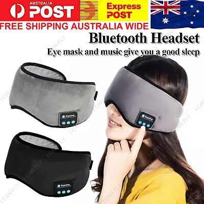 $9.81 • Buy Wireless Bluetooth 5.0 Eye Mask Headphones Earphone Sleep Music Mask DF