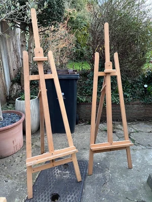 £49.99 • Buy Two MABEF Artist Easel, A Frame Tripod Beech 6ft Good Condition 