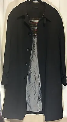 John W. Nordstrom Men's Full Coat Charcoal Peacoat Outer Coat • $150