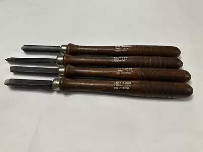 Set Of 4 Craftsman Vintage USA High Speed Steel Wood Lathe Tools • $30