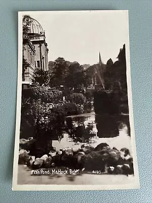 Vintage Postcard Fish Pond Matlock Bath 1935? • £0.99