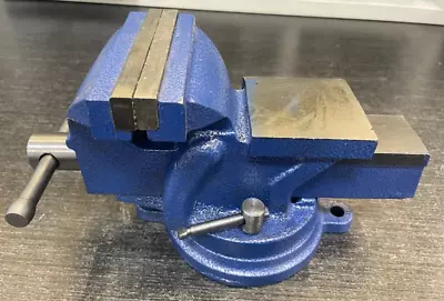 4  Bench Vise With Anvil Swivel Locking Base Table Top Clamp Heavy Duty Vice • $35