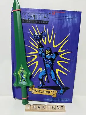 Vintage Brazil MOTU He-man 18  Sword Skeletor Masters Of The Universe RARE! • $125