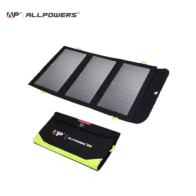 ALLPOWERS 5V21W Mini Solar Panel Kit With USB Outlet Mountaineering Buckle • $45.44