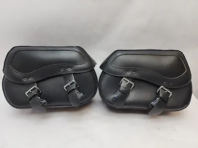 Oem Victory Vegas & Kingpin Leather Saddlebags Pair Used '06-'09 No Key • $319.99