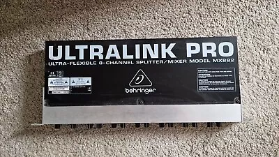 £3.71 • Buy Behringer Ultralink Pro MX882 Ultra-Flexible 8-Channel Splitter/Mixer