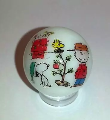 Charming CharlieBrown 1  Glass Marble With Stand • $3