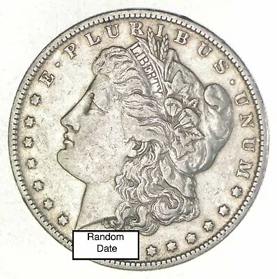 Bulk Lot VF-XF (1) 1878-1904 P/O/S Morgan Silver Dollar 90% Eagle Collection • $35.95