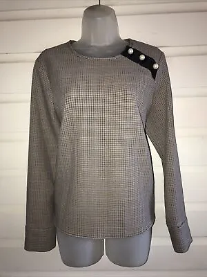 $16 • Buy Zara Basic Long Sleeve Pullover Top Size L