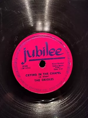 R&B VOCAL GROUP 78: ORIOLES Crying In The Chapel/Don’t You Think I Ought *HEAR* • $12