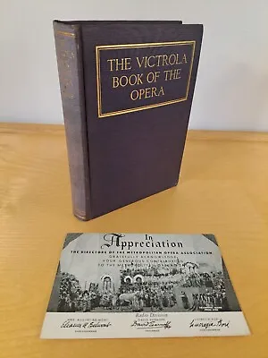 Antique The Victrola Book Of The Opera - By S.H. Rous (c) 1919 W Postcard • $24