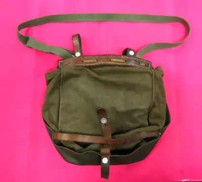 Vintage Swiss Army Bread Bag W/Shoulder Strap R. Werlen VISP Nice • $49.99