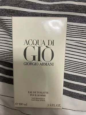 Giorgio Armani Acqua DI Gio 3.4oz Men Eau De Toilette • $70