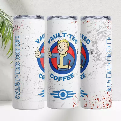 Fallout Vault Tec Coffee Vault Boy Starbucks Inspired Tumbler 20 Oz  • $24.99