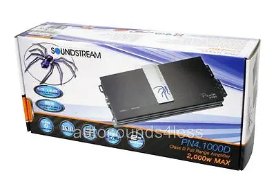 NEW Soundstream PN4.1000D Nano 1000 Watts RMS 4-Channel Car Motorcycle Amplifier • $159.90