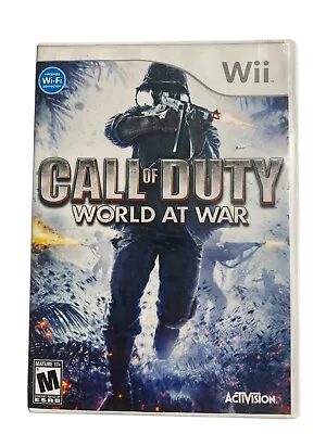 Call Of Duty: World At War Nintendo Wii 2008 First-Person Shooter Activision VGC • $14.95