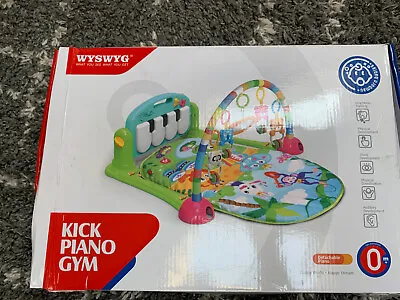 £30 • Buy WYSWYG Baby Play Mat For Floor, Gym Activity Mat Kick And Play Piano Gym Activit