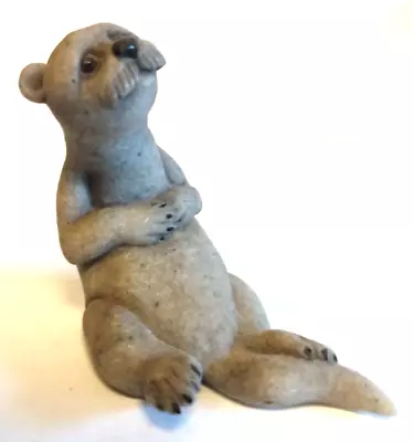 Quarry Critters “Otis” The Otter Figurine Second Nature Designs 2 1/2 Inch Tall • $14.99