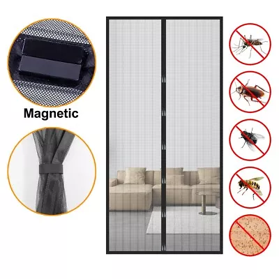 £5.55 • Buy Magic Curtain Door Mesh Magnetic Fastening Mosquito Fly Bug Insect Net Screen