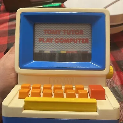 Vintage 1985 TOMY Tutor Play Computer Learning Kids Toy Education WORKS Original • $15