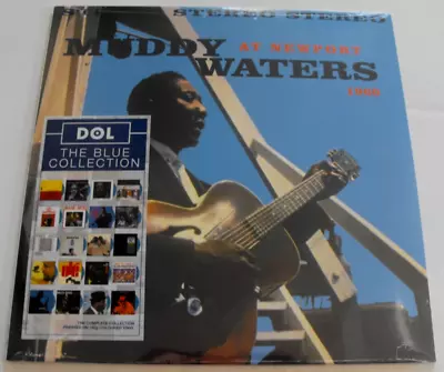 MUDDY WATERS At Newport - New Sealed 180g Blue Vinyl LP Record Album • $24.99