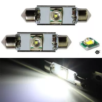 Extremely Bright 42mm CREE LED Bulbs For Car Interior Dome Lights 211-2 578 579 • $27.30