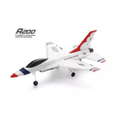 Park10 WLtoys A200 F-16B 2CH Rc Plane 2.4G RC Jet Fighter Wing Stunt RTF Gift • $65.79