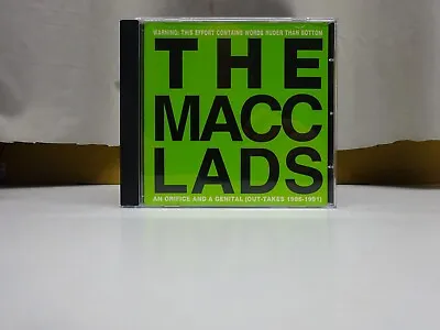 Macc Lads : An Orifice And A Genital . With Booklet CD Album *Disc Mint* • £8.88