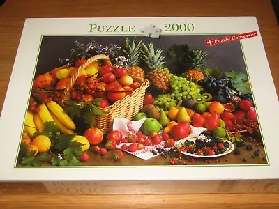 Blatz Jigsaw Fruits Still Life Puzzle 2000 Pieces + Puzzle Conserver BNS • £12.99
