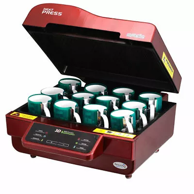 $839.04 • Buy 3D Multi-functional Vacuum Sublimation Heat Press Machine Kit For Phone Case Mug