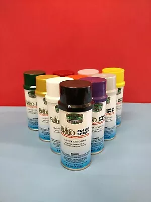 BRILLO Color Spray Leather Vinyl Paint/Dye 12 Oz (340 G)- Always FRESH! • $28.90