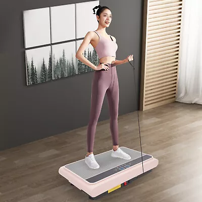 Vibration Plate Exercise Machine Whole Body Exercise With Quiet Motor Bluetooth • $112.10