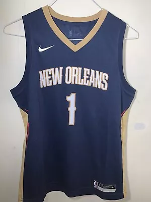 YOUTH LARGE- Nike NBA New Orleans Pelicans Zion Williamson 1 Swingman Jersey • $28.99