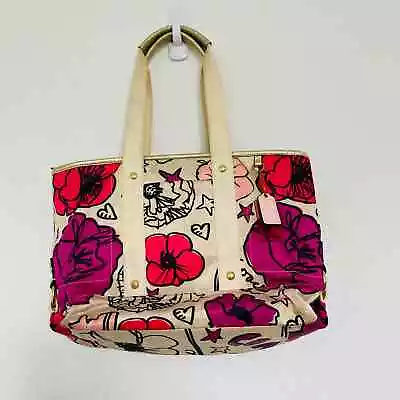 Coach Poppy Shoulder Bag Tote Kyra Floral Grafitti • $50