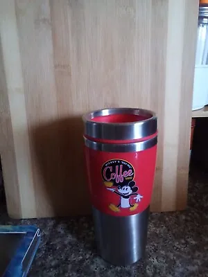 Disney Parks Mickey's Coffee  REALLY SWELL  Travel Tumbler Mug Cup • $8