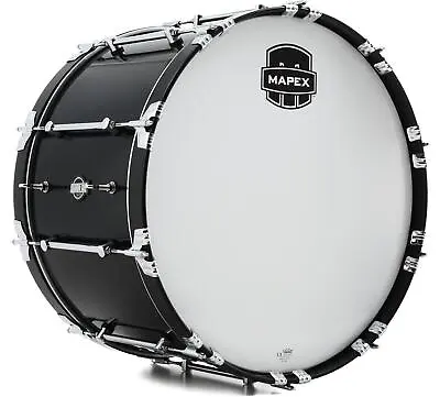 Mapex Quantum Mark II Marching Bass Drum - 14 X 24 Inch Gloss Black • $579.95