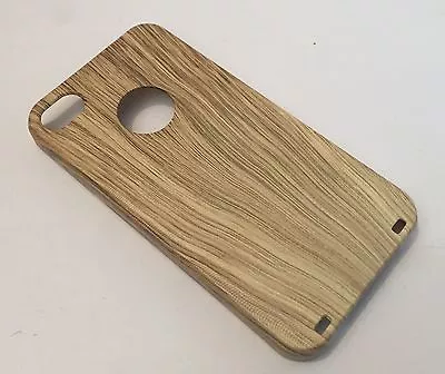 £9.99 • Buy Apple Iphone 4 4S Cover Case Protective Hard Back Wood Effect Wooden Oak Brown