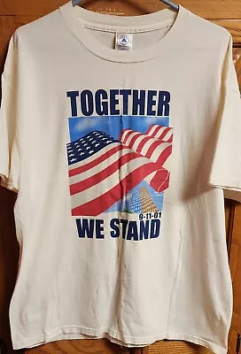 DELTA 9-11-01 T Shirt Men's Size L Large Together We Stand Graphic Vintage • $11.69