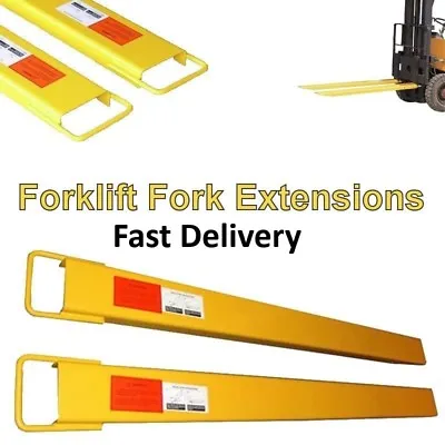 £230 • Buy Heavy Duty Forklift Fork Extensions - Available In Many Sizes FREE FAST DELIVERY