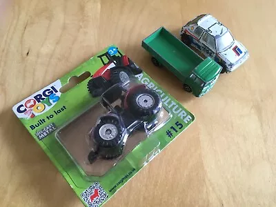 Corgi Matchbox Majorette Models Including Tractor And Peugeot • £1.49