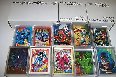 Marvel Card Lot 100 Different Cards From Set Breaks Great Lot No Doubles • $24.94