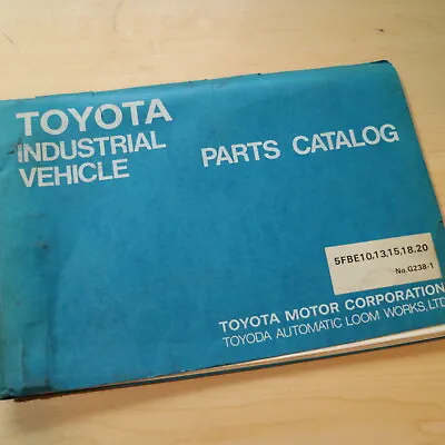 $56.25 • Buy TOYOTA 5FBE 10 13 15 18 20 Forklift Parts Manual Book Catalog List Spare Lift 5F