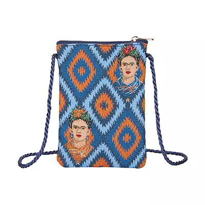$19.99 • Buy Signare Tapestry Mini Crossbody Phone Bag Purse In Frida Kahlo Icon Design