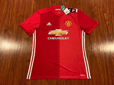 2016-17 Adidas Manchester United Men's Soccer Home Jersey Large L Man U • $30