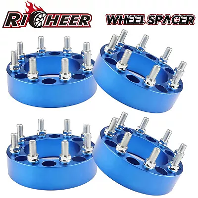 4Pc 2'' 8x6.5 Wheel Spacers 9/16 X18 For 1994-2014 Dodge Ram 2500 3500 Ford F250 • $114.99