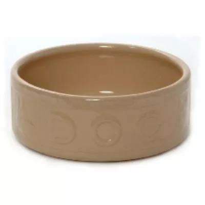 Mason Cash Pod Dog Bowl Yellow Ceramic Cane Lettered 180mm • $24.38