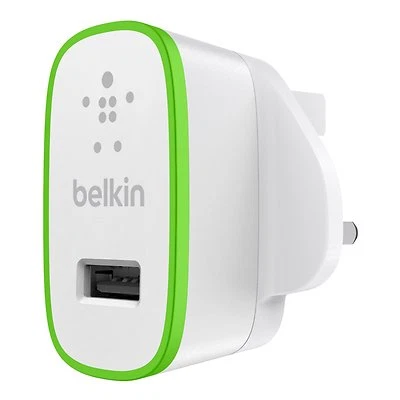 £6.99 • Buy Belkin Universal 2.1 Amp USB AC Wall Charger For Smartphone Tablets IPhone IPad
