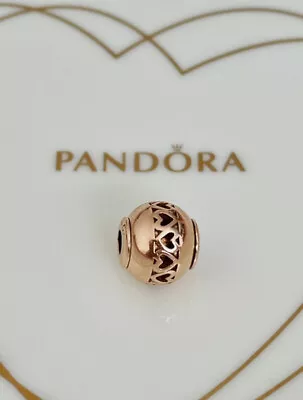 💜 PANDORA Essence *CARING* Rose Gold Charm 💝Wonderful Gift 🎁 • £37.95