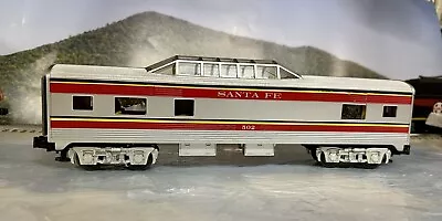 Rail King MTH 30-6103s-2  Santa Fe 0-27 Streamlined Vista Dome Cab #502 • $30